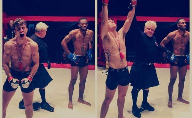 Rising MMA star Frank Jones by David Taylor