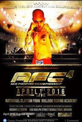 Rising MMA star Nate ?The Ram? Clayton by David Taylor